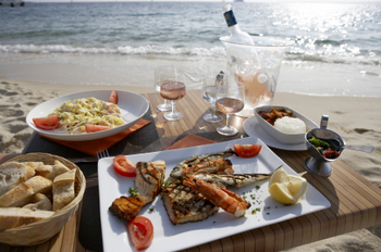 food on beac