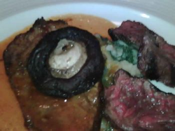 Angus flat iron beef