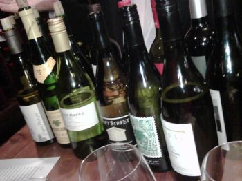 wine bottles