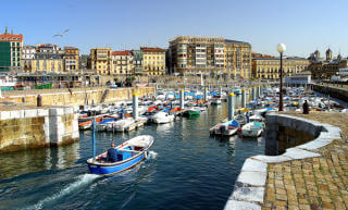 Basque country city of San Sebastian