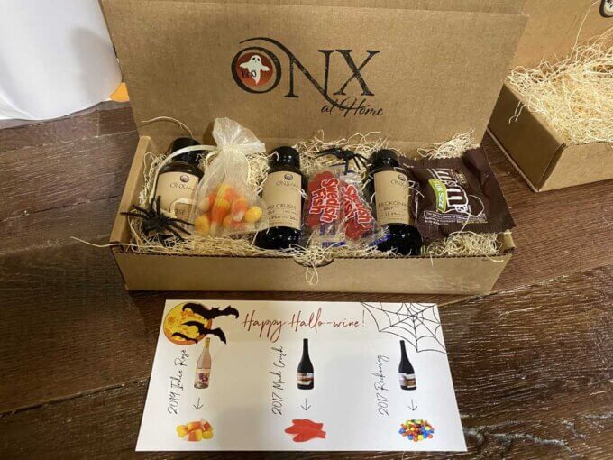 Onx Winery Virtia; Wine Tasting Kit Halloween