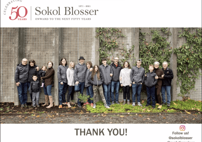 Sokol-Blosser Family and Staff